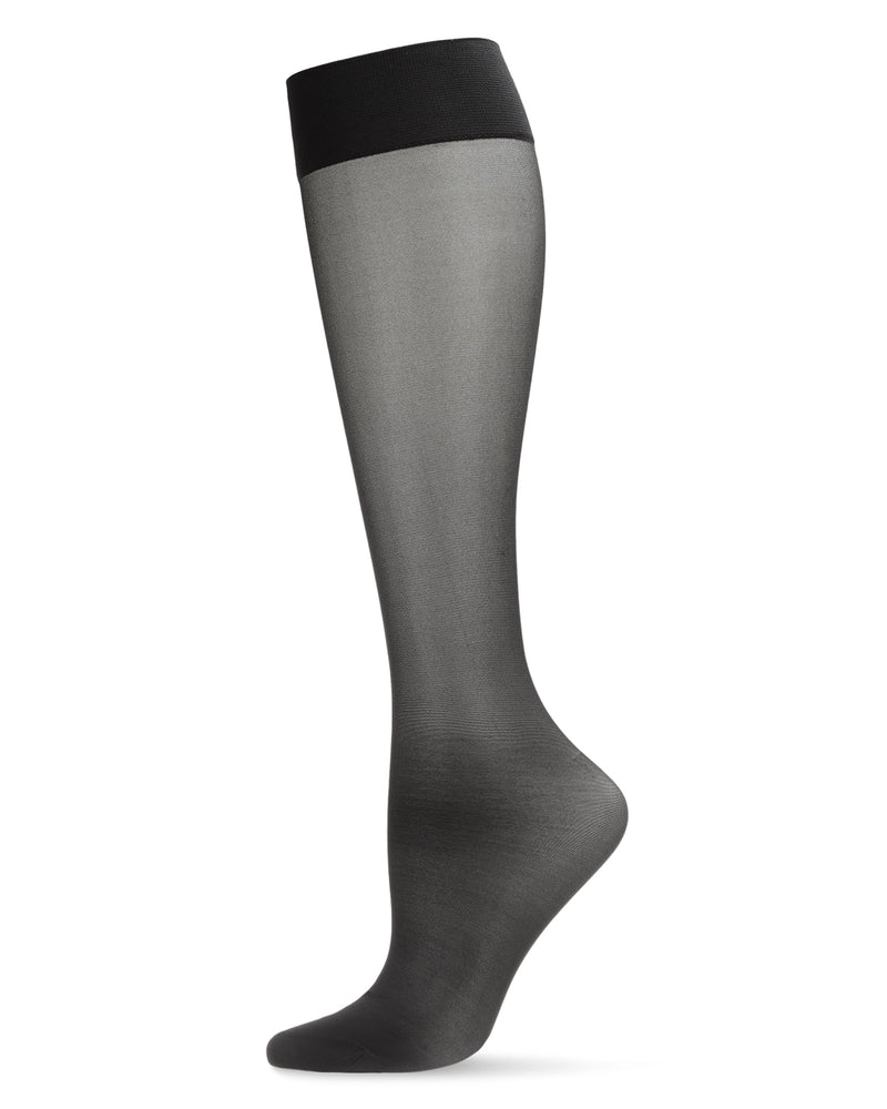 Womens Completely Opaque Knee High