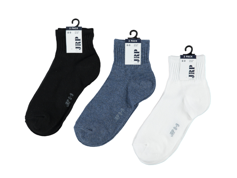 JRP Sport Rib Crew Socks (2 Pack)