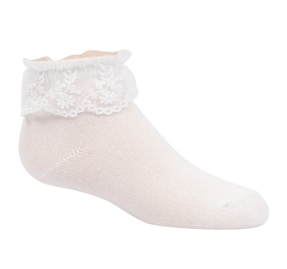 Lace Ruffle Ankel Sock