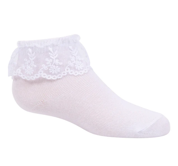 Lace Ruffle Ankel Sock