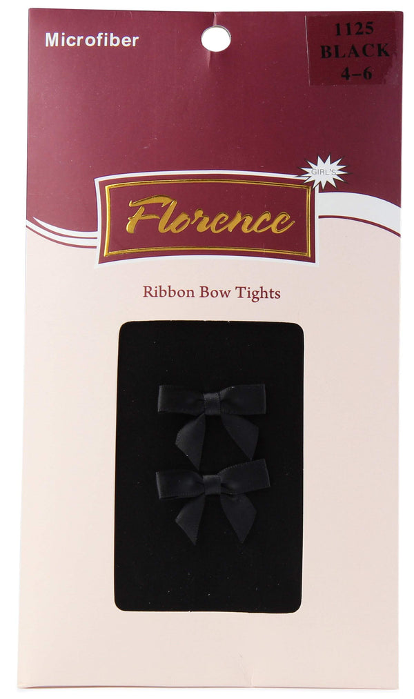 Girls Ribbon Bow Tights