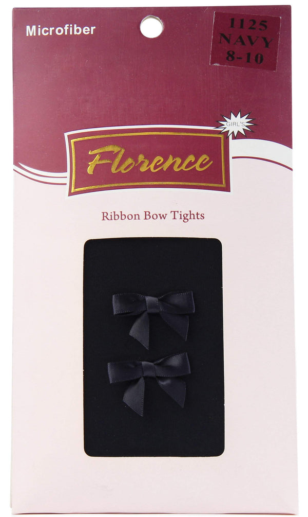 Girls Ribbon Bow Tights