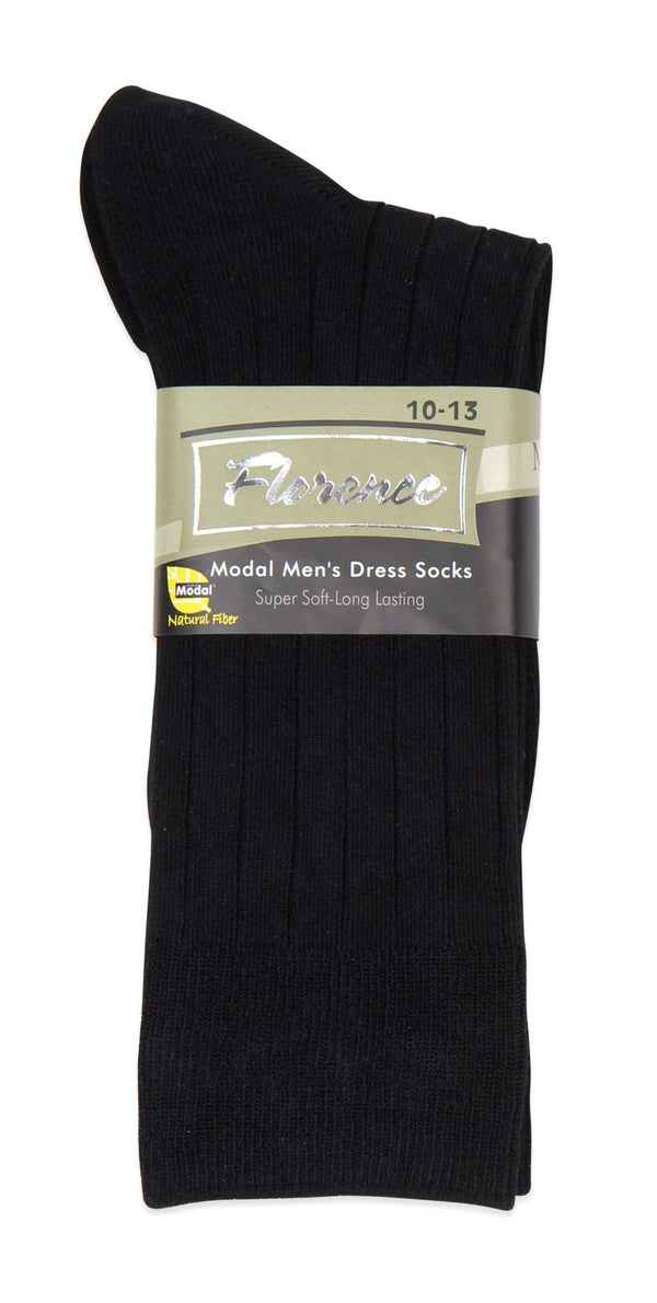 Mens Modal Dress Sock - Super Soft - Long Lasting