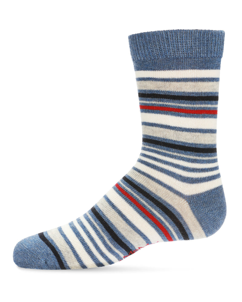 Multi Stripe Boys Crew Socks