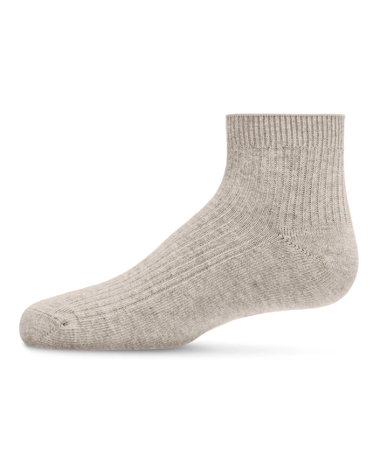 Thin Ribbed Ankle Socks