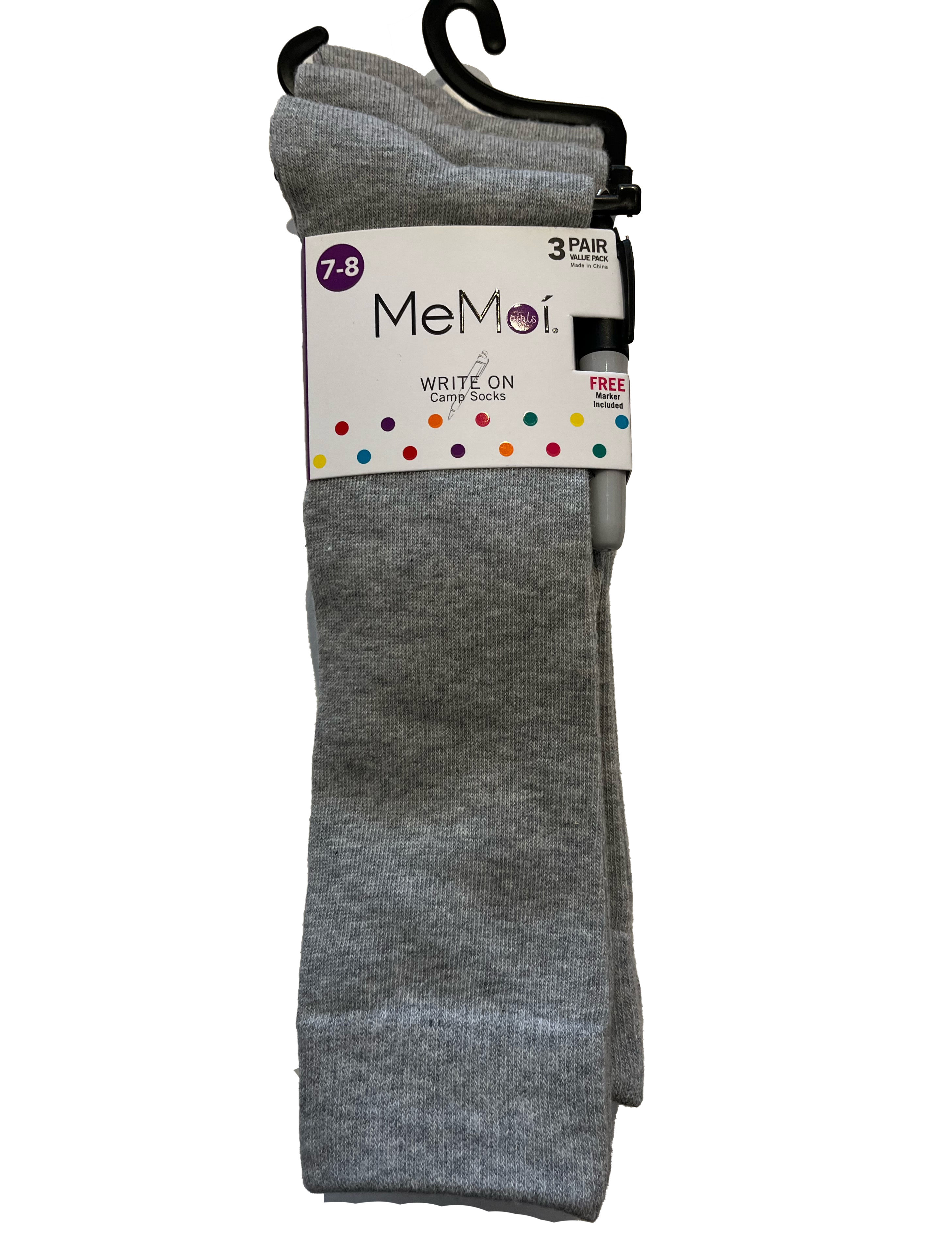 Write On Camp Kids Knee High Socks 3-Pack